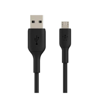 Belkin 1 m Micro-USB/USB Data Transfer Cable - First End: USB Type A - Second End: Micro USB - Black
