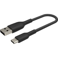 Belkin 15 cm USB/USB-C Data Transfer Cable - First End: USB Type A - Second End: USB Type C - Black