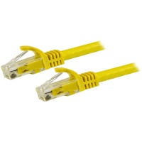 StarTech.com 1.5m CAT6 Ethernet Cable - Yellow Snagless Gigabit - 100W PoE UTP 650MHz Category 6 Patch Cord UL Certified Wiring/
