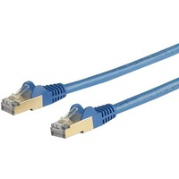 StarTech.com 10m CAT6a Ethernet Cable - Blue - RJ45 Snagless Connectors - CAT6a STP Cord - Copper Wire - Network Cable (6ASPAT10