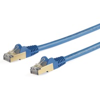 StarTech.com 7m CAT6a Ethernet Cable - 10 Gigabit Category 6a Shielded Snagless 100W PoE Patch Cord - 10GbE Blue UL Certified Wi