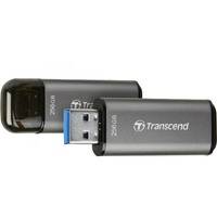 Transcend JetFlash 920 256 GB USB 3.2 (Gen 1) Type A Flash Drive - Space Gray - 420 MB/s Read Speed - 400 MB/s Write Speed - 5 Year Warranty