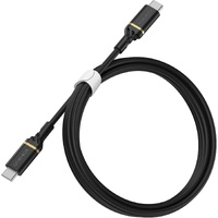 OtterBox 1 m USB-C Data Transfer Cable - First End: USB Type C - Second End: USB Type C - Black
