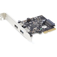 StarTech.com USB Adapter - PCI Express 3.0 x4 - Plug-in Card - Black - UASP Support - 2 Total USB Port(s) - 2 USB 3.1 Port(s) -