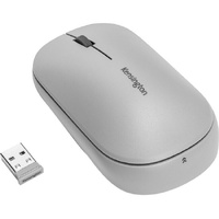 Kensington SureTrack Mouse - Bluetooth/Radio Frequency - USB 2.0 - Optical - 3 Button(s) - Grey - 1 Pack - TAA Compliant - Wireless - 2.40 GHz - 4000