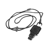 Zebra Lanyard - Midnight Black - Silicon
