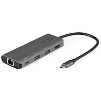 StarTech.com USB 3.1 (3.1 Gen 2) Type C Docking Station for Notebook/Tablet/Workstation/Monitor - 100 W - Grey - 1 Displays Supp