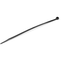 StarTech.com 100 Pack 8" Cable Ties - Black Large Nylon/Plastic Zip Ties Adjustable Network Cable Wraps UL TAA - Cable Tie - 203.2 mm Length - Nylon