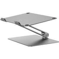 Alogic Elite Height Adjustable Notebook Stand - Desk - Aluminium Alloy - Space Gray