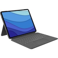 Logitech Combo Touch Keyboard/Cover Case (Folio) for 32.8 cm (12.9") Apple, Logitech iPad Pro (5th Generation) Tablet, Apple Pencil (2nd Generation),