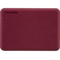 Toshiba Canvio Advance 1 TB Hard Drive - 2.5" External - Red - USB 3.2 (Gen 1) - 3 Year Warranty