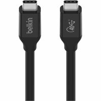 Belkin Connect 80 cm USB4 Data Transfer Cable - Cable for iPad, iPad Pro, MacBook Pro, iPad mini, iPad Air, iPhone - First End: 1 x USB4 Type C - - 1