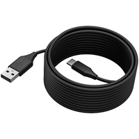 Jabra 5 m USB/USB-C Data Transfer Cable for Video Conferencing System - First End: 1 x USB 2.0 Type A - Male - Second End: 1 x USB 2.0 Type C - Male