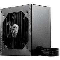 MSI ATX12V/EPS12V Power Supply - 650 W - ATX - 120 V AC, 230 V AC Input - 5 V DC, 3.3 V DC Output - 1 +12V Rails - 1 Fan(s) - 85% Efficiency