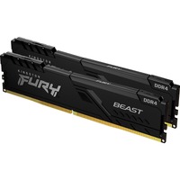 Kingston FURY Beast RAM Module - 16 GB (2 x 8GB) - DDR4-3200/PC4-25600 DDR4 SDRAM - 3200 MHz - CL16 - 1.35 V - 288-pin - DIMM