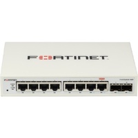 Fortinet FortiSwitch 108F 8 Ports Manageable Ethernet Switch - Gigabit Ethernet - 10/100/1000Base-T, 1000Base-X - 2 Layer Supported - Modular - 2 SFP