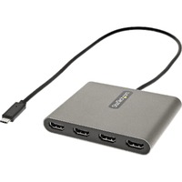 StarTech.com USB C to Quad HDMI Adapter, USB-C to 4x HDMI Monitor Converter for Windows (no support for macOS/ChromeOS/Linux) -