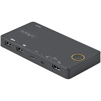 StarTech.com SV221HUC4K KVM Switchbox - 2 Computer(s) - 1 Local User(s) - 3840 x 2160 - 4 x USB - USB 2.0 - 2 x HDMI