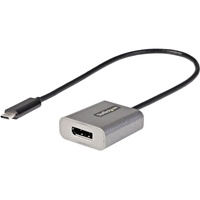 StarTech.com USB C to DisplayPort Adapter, 8K/4K 60Hz USB-C to DisplayPort 1.4 Adapter, DSC, USB Type-C to DP Video Converter, w