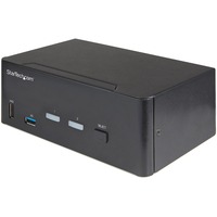 StarTech.com KVM Switchbox - TAA Compliant - 2 Computer(s) - 1 Local User(s) - 3840 x 2160 - 10 x USB - 6 x HDMI - Desktop