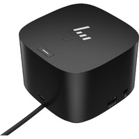 HP Thunderbolt 4J0A2AA Thunderbolt 4, USB Type C Docking Station for Notebook - 120 W - Black - 4 Displays Supported - 4K - 3840