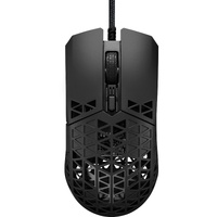 TUF M4 Air Gaming Mouse - USB 2.0 - Optical - 6 Button(s) - 6 Programmable Button(s) - Black - 1 - Cable - 16000 dpi - Scroll Wheel - Symmetrical