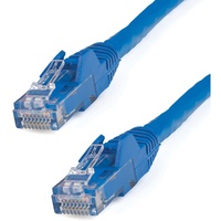 StarTech.com 10m CAT6 Ethernet Cable, LSZH (Low Smoke Zero Halogen), 10 GbE Snagless 100W PoE UTP RJ45 Blue CAT 6 Network Patch