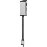 Alogic A/V Adapter - 1 - 1 x USB Type C - Male - 1 x HDMI 2.0 Digital Audio/Video - Female, 1 x USB 3.2 (Gen 1) Type A - Female - 4096 x 2160 - Space