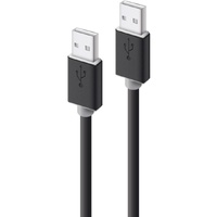 Alogic 3 m USB Data Transfer Cable for Computer - 1 - First End: 1 x USB 2.0 Type A - Male - Second End: 1 x USB 2.0 Type A - Male - 480 Mbit/s - -