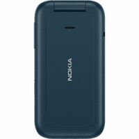 Nokia 2660 Flip 128 MB Feature Phone - 2.8" Flexible Folding Screen TFT LCD QVGA 240 x 320 - Cortex A71 GHz - 48 MB RAM - Series 30+ - 4G - Blue - -