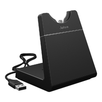 Jabra Wired Cradle for Wireless Headset - USB Type A - Black
