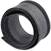 StarTech.com 10ft (3m) Cable Management Sleeve, Braided Mesh Wire Wraps/Floor Cable Covers, Computer Cable Manager/Cord Concealer - Cable Sleeve - 3