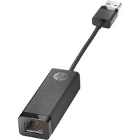 HP Gigabit Ethernet Adapter for Notebook - 10/100/1000Base-T - Portable - USB 3.0 Type A - 1 Port(s) - 1 - Twisted Pair