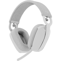 Logitech Zone Vibe 100 Wireless Over-the-ear Stereo Headset - Off White - Binaural - Ear-cup - 3000 cm - Bluetooth - 45 Ohm - 20
