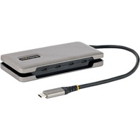 StarTech.com 4-Port USB-C Hub, USB 3.2 Gen 2, 10Gbps, 100W Power Delivery Pass-Through, 12.6in (32cm) Cable, Portable USB Expans
