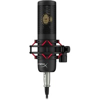 HyperX Condenser Microphone - Black - Cardioid - Shock Mount, Boom Mountable, Stand Mountable - 3-Pin XLR