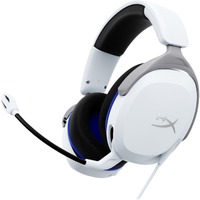 HyperX Cloud Stinger 2 Core Wired Over-the-ear, Over-the-head Stereo Gaming Headset - White - Binaural - Circumaural - 10 Hz to 25 kHz - Electret, -