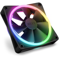 NZXT F120 RGB DUO RF-D12SF-B1 Cooling Fan - PC - 120 mm Maximum Fan Diameter - 1 x Fan(s) - 1375.6 L/min Maximum Airflow - 1800 rpm - Fluid Dynamic -