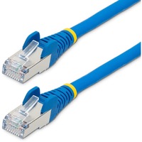 StarTech.com 10m CAT6a Ethernet Cable, Blue Low Smoke Zero Halogen (LSZH) 10 GbE 100W PoE S/FTP Snagless RJ-45 Network Patch Cor