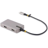 StarTech.com USB-C Multiport Adapter, 4K 60Hz HDMI, 3-Port USB Hub, 100W Power Delivery Pass-Through, Mini Dock, Windows/macOS/C