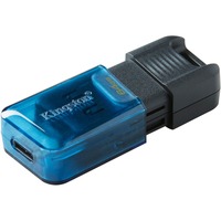 Kingston DataTraveler 80 M DT80M 64 GB USB 3.2 (Gen 1) Type C Flash Drive - 200 MB/s Read Speed - 200 MB/s Write Speed - 5 Year Warranty