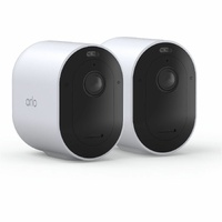 Arlo Pro 5 Indoor/Outdoor 2K Network Camera - Colour - 2 Pack - Infrared/Color Night Vision - 2560 x 1440 - Weather Resistant, H