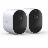Arlo Pro 5 Indoor/Outdoor 2K Network Camera - Colour - 2 Pack - Infrared/Color Night Vision - 2560 x 1440 - Weather Resistant, Heat Resistant