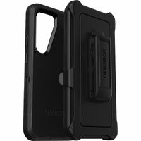 OtterBox Defender Rugged Carrying Case (Holster) Samsung Galaxy S23 Smartphone - Black - Drop Resistant, Dirt Resistant, Scrape Resistant, Bump - - -
