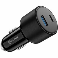 Alogic Rapid Power 100 W Auto Adapter - Universal Adapter - USB - USB Type-C - For Notebook, Tablet PC, Smartphone, iPad, Smart Watch, iPhone, iPad -