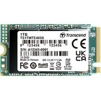 Transcend MTE400S 1 TB Solid State Drive - M.2 2242 Internal - PCI Express NVMe (PCI Express NVMe 3.0 x4) - Ultrabook Device Supported - 0.21 DWPD -