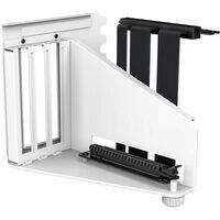 NZXT AB-RH175-W1 Mounting Bracket for Graphics Card, Computer Case - Matte White - Vertical - Solid Steel - 1