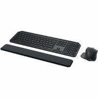 Logitech MX Keys S Combo Keyboard & Mouse - USB Membrane/Scissor Wireless Bluetooth Keyboard - Keyboard/Keypad Color: Graphite -