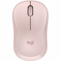 Logitech Silent M240 Mouse - Bluetooth - Optical - 3 Button(s) - 1 Programmable Button(s) - Rose - Wireless - 4000 dpi - Scroll Wheel - Small/Medium