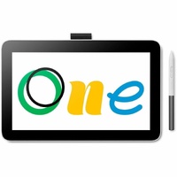 Wacom One 13 Graphics Tablet - 33 cm (13") - Touchscreen - Cable - 4096 Pressure Level - Pen - PC, Mac, Android